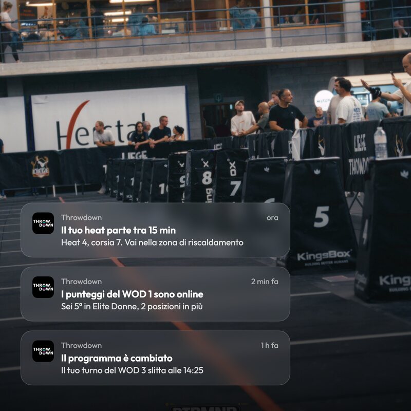 Notificato al momento giusto
